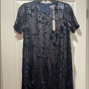 Blue Sequins dress